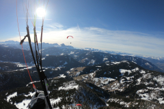 Winterflug Kronplatz
